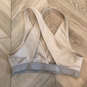 Outdoor Voices Bra Cream Small